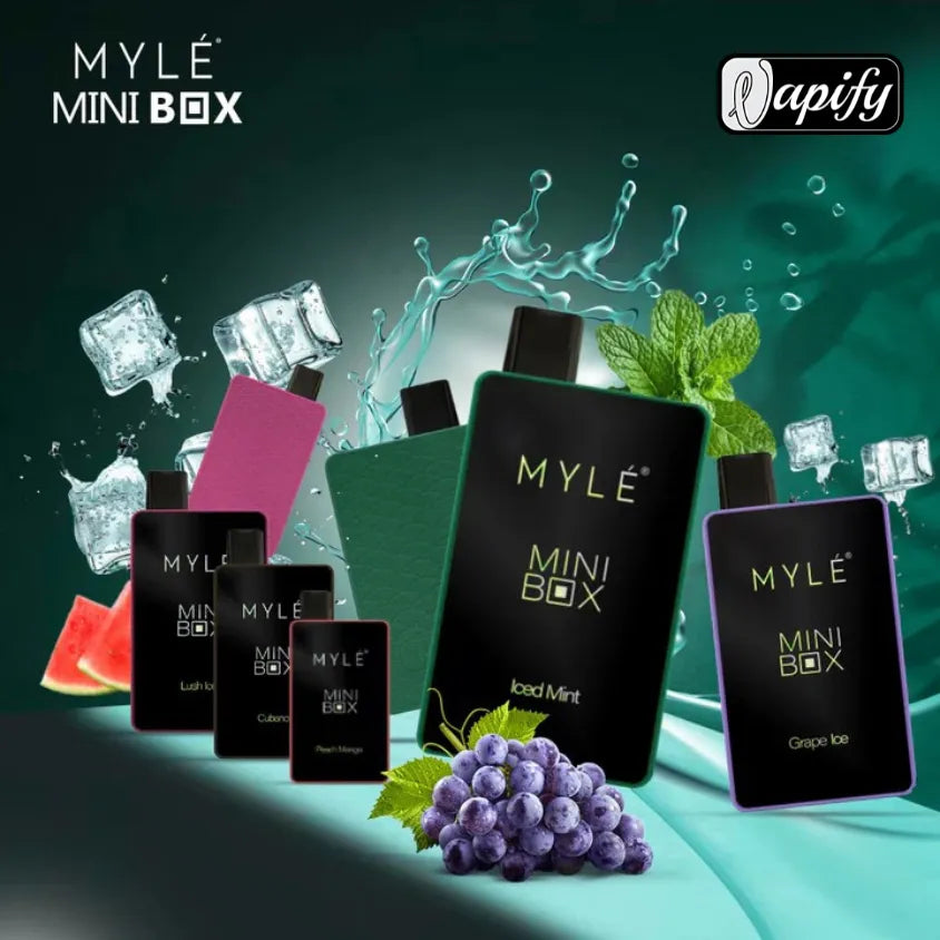 Myle Mini Box 1500 Puffs Disposable Vape 20mg Nicotine in Dubai, UAE 