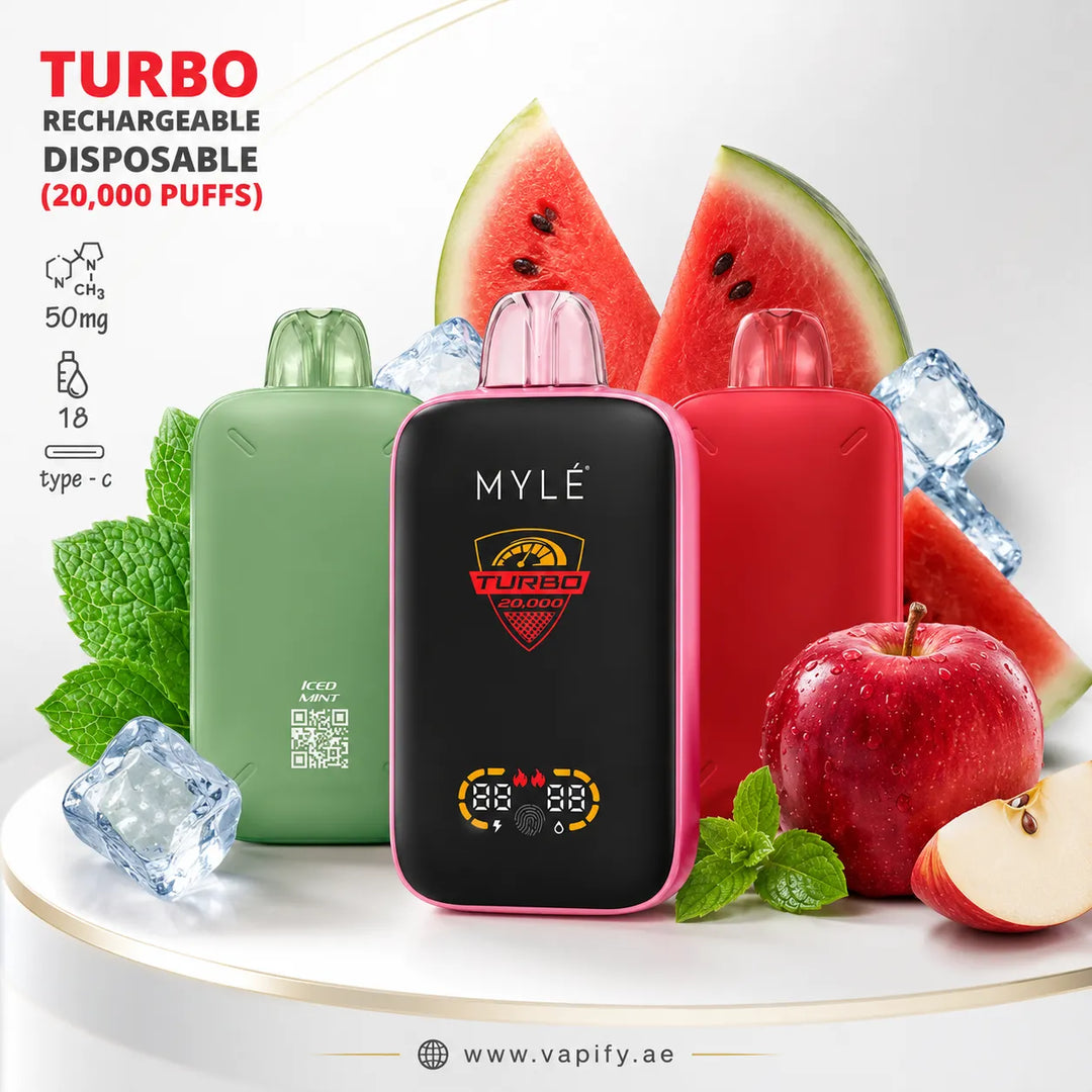 Myle Turbo Rechargeable Disposable Vape 