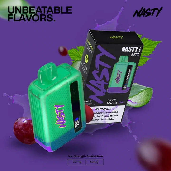 NASTY Bar 8500 Puffs Disposable Vape - Aloe Grape
