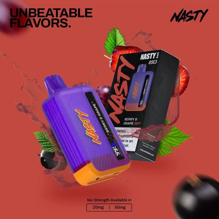 NASTY Bar 8500 Puffs Disposable Vape - Berry Grape 