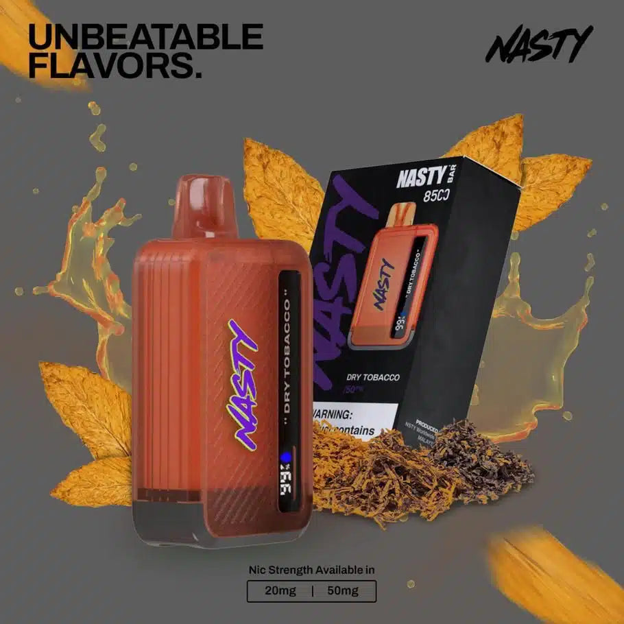 NASTY Bar 8500 Puffs Disposable Vape - Dry Tobacco