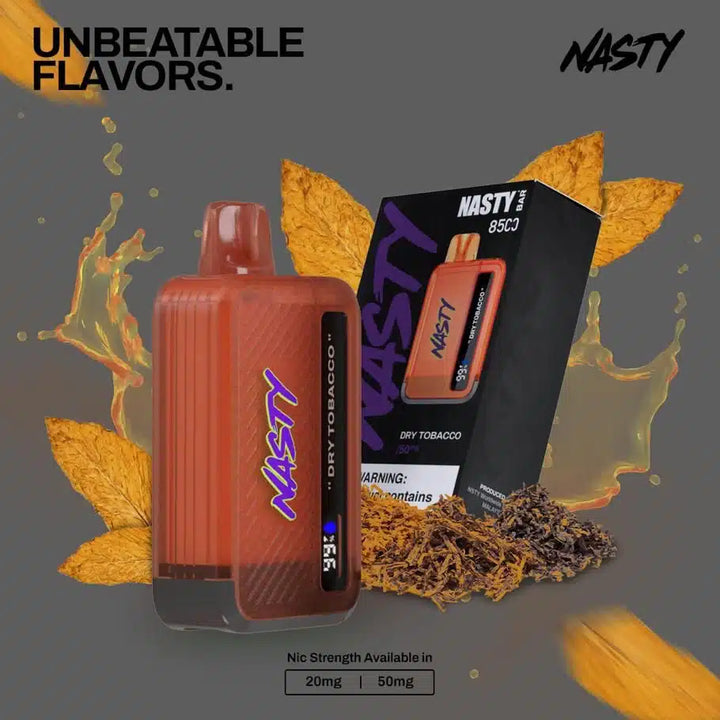NASTY Bar 8500 Puffs Disposable Vape - Dry Tobacco