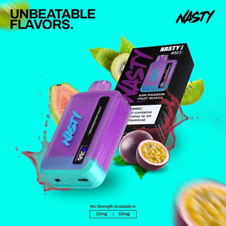 NASTY Bar 8500 Puffs Disposable Vape - Kiwi Passion Fruit Guava