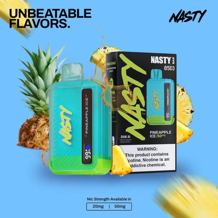 NASTY Bar 8500 Puffs Disposable Vape - Pineapple Ice 