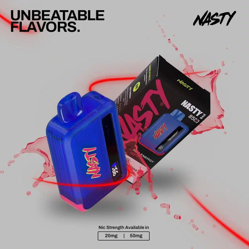 NASTY Bar 8500 Puffs Disposable Vape - Red Energy