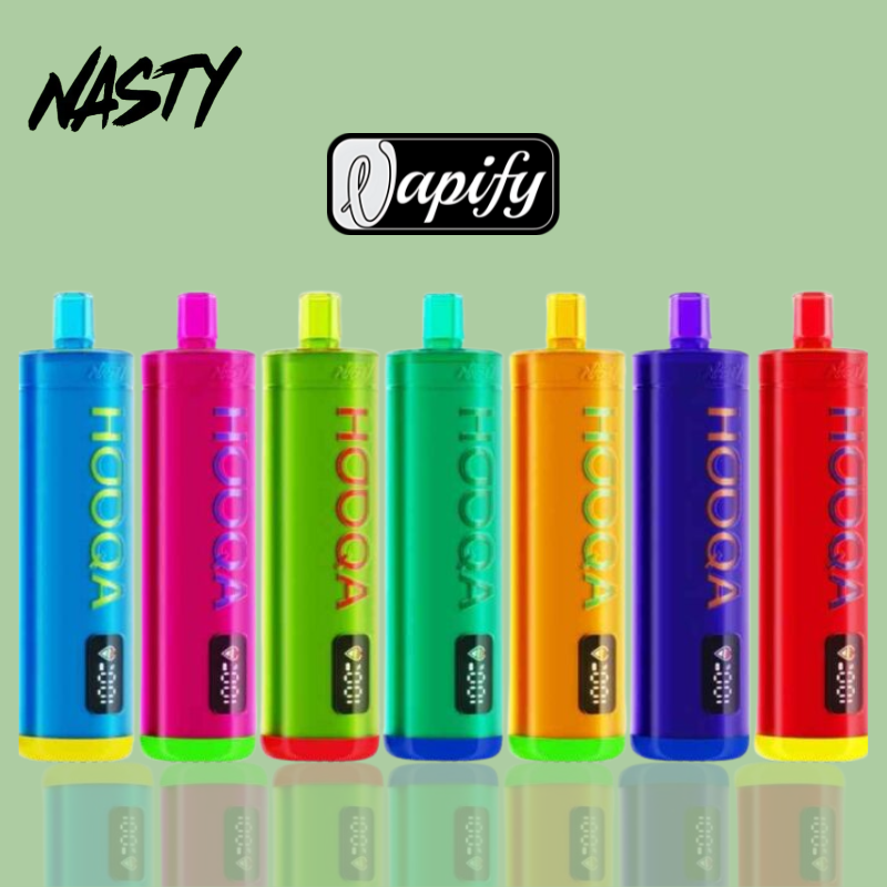 Nasty Bar Hooqa DF15KI 15000 Puffs Shisha Disposable Vape in Dubai, UAE