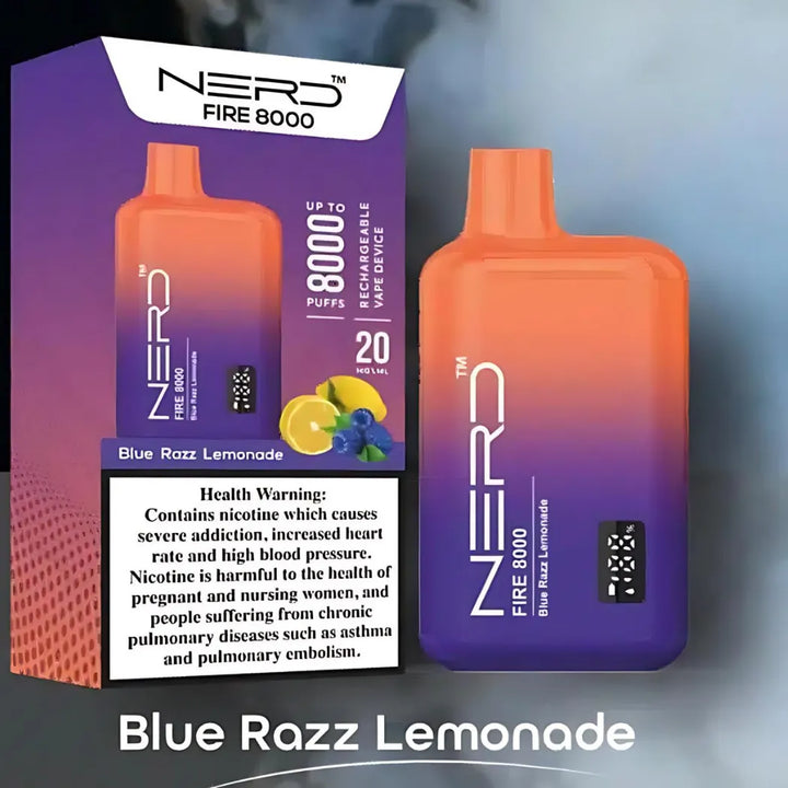 Nerd_Fire_8000_Puffs_Disposable_Vape_2_Nicotine_-_Blue_Razz_Lemonade