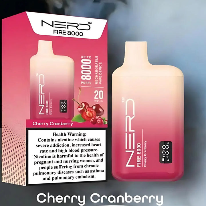 Nerd_Fire_8000_Puffs_Disposable_Vape_2_Nicotine_-_Cherry_Cranberry