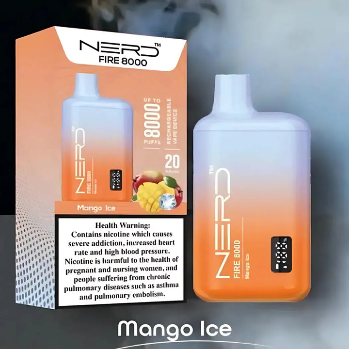 Nerd_Fire_8000_Puffs_Disposable_Vape_2_Nicotine_-_Mango_Ice