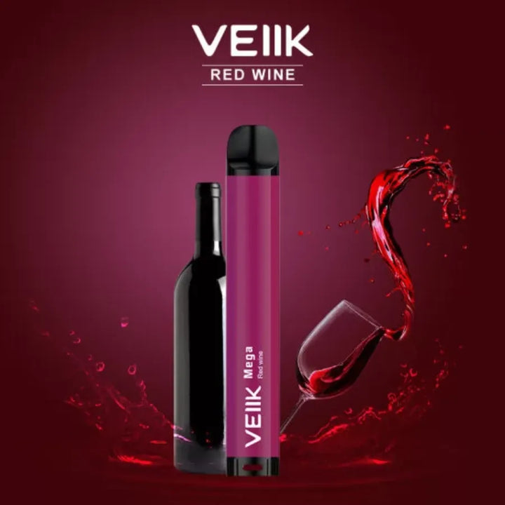 Red wine - VEIIK Micko Mega 800 Puffs Disposable Vape in Dubai, UAE