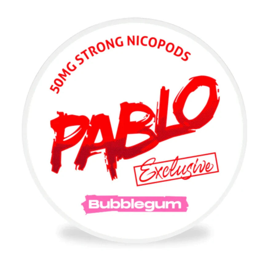 New Best PABLO Nicotine Pouches- Bubble Gum Near me 