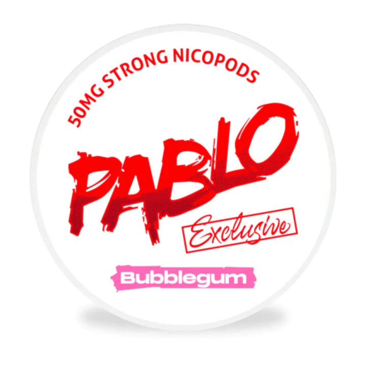 New Best PABLO Nicotine Pouches- Bubble Gum Near me 