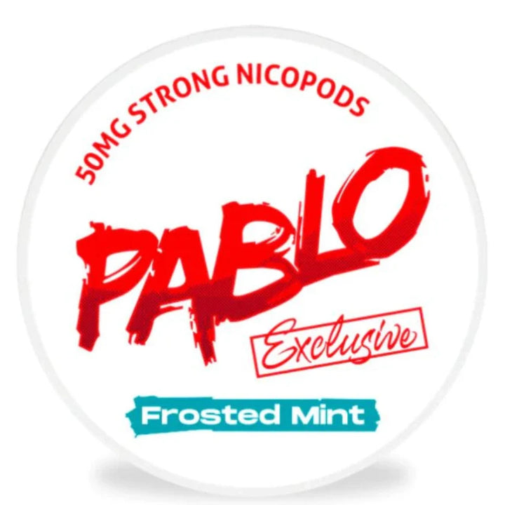 New Best PABLO Nicotine Pouches- Frosted Mint Near me 