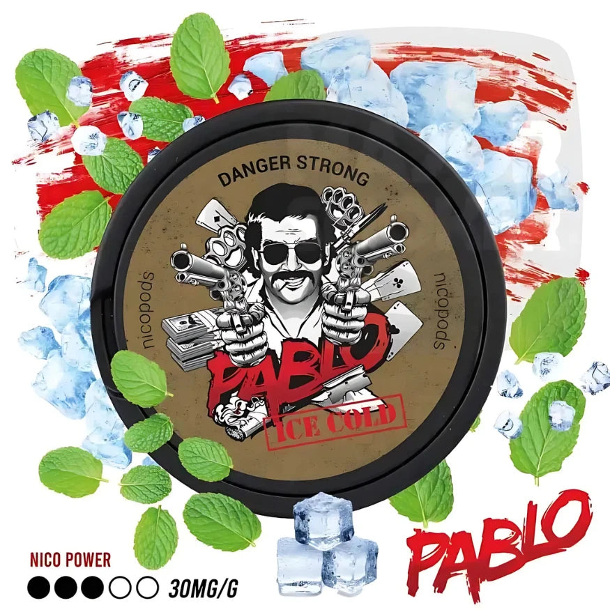 New Best PABLO Nicotine Pouches- X Ice Cold Near me 