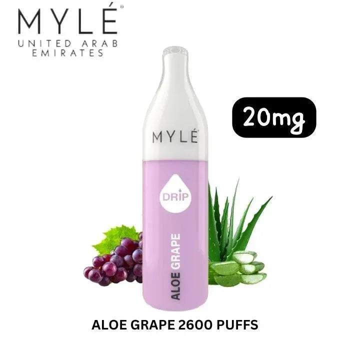 New Myle Drip 2600 Puffs -  Aloe Grape 