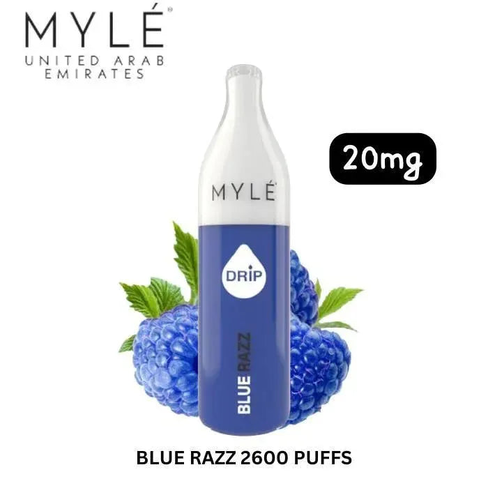 New Myle Drip 2600 Puffs -  Blue Razz 