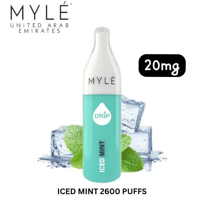 New Myle Drip 2600 Puffs - Iced Mint 