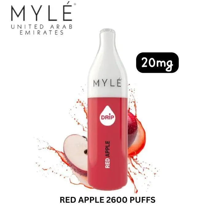 New Myle Drip 2600 Puffs -  Red Apple 