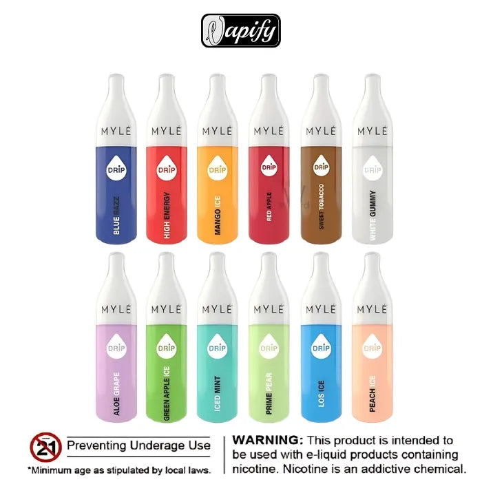 New Myle Drip 2600 Puffs Disposable Vape in UAE