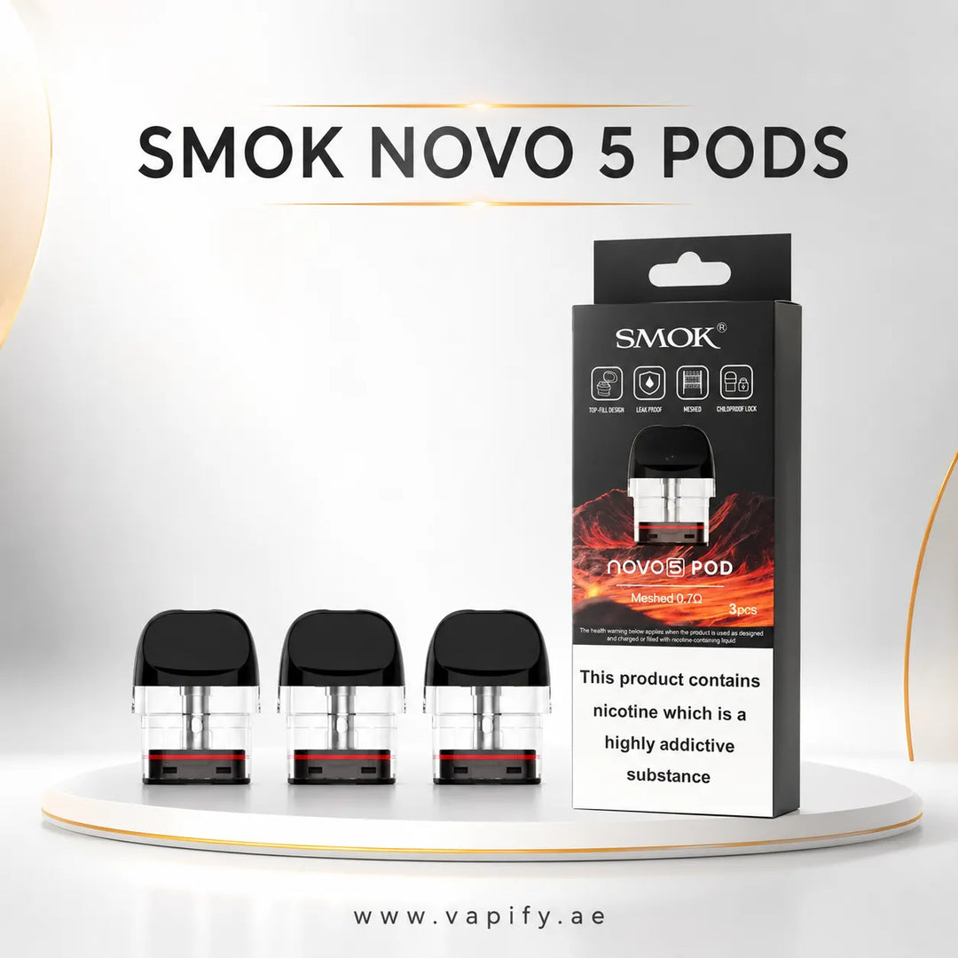 Novo 5 Replacement Pods By Smok Vapor