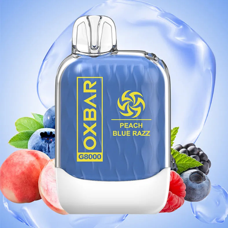 Peach Blue Razz  - OXBAR G8000 Puffs Disposable Vape in Dubai, UAE