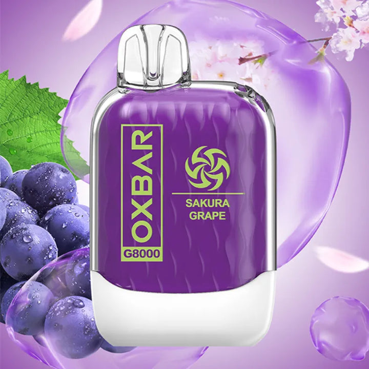Sakura Grape  - OXBAR G8000 Puffs Disposable Vape in Dubai, UAE