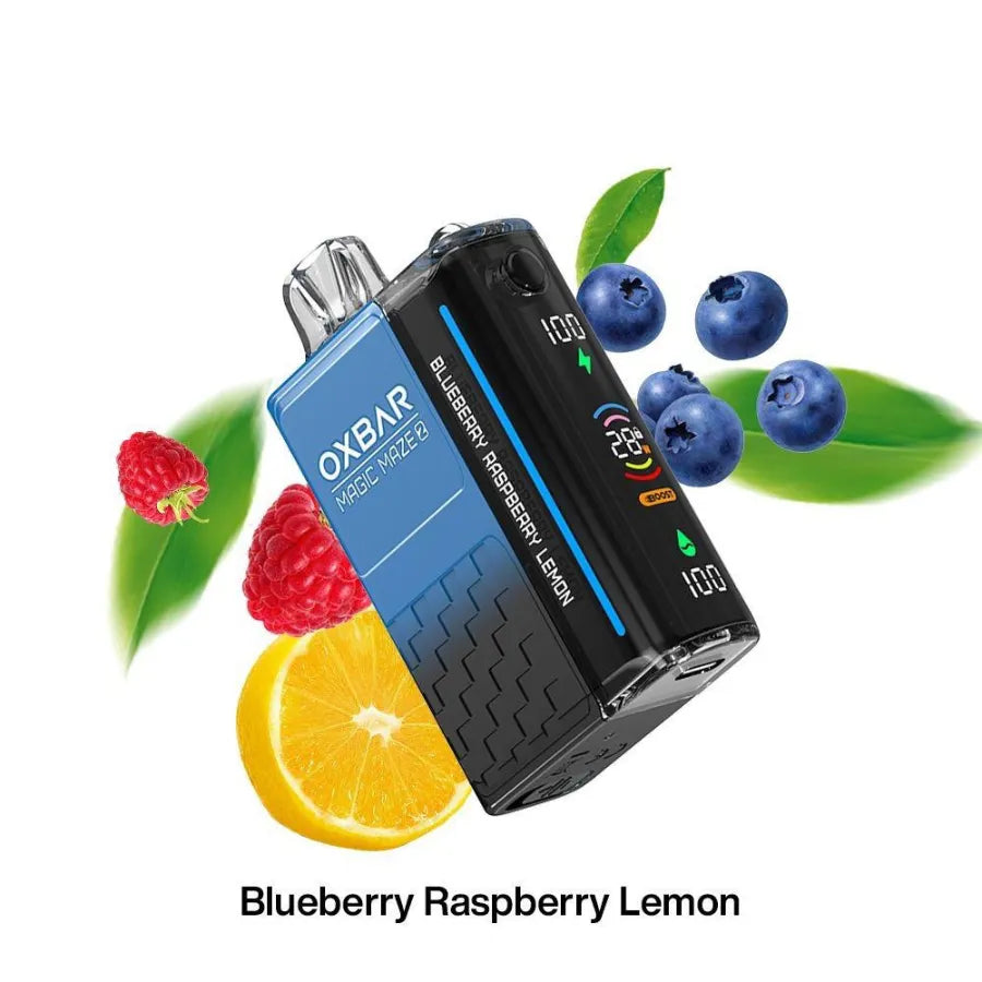 Blueberry Raspberry Lemon   - OXBAR Magic Maze (2) 30000 Puffs Disposable Vape in Dubai, UAE