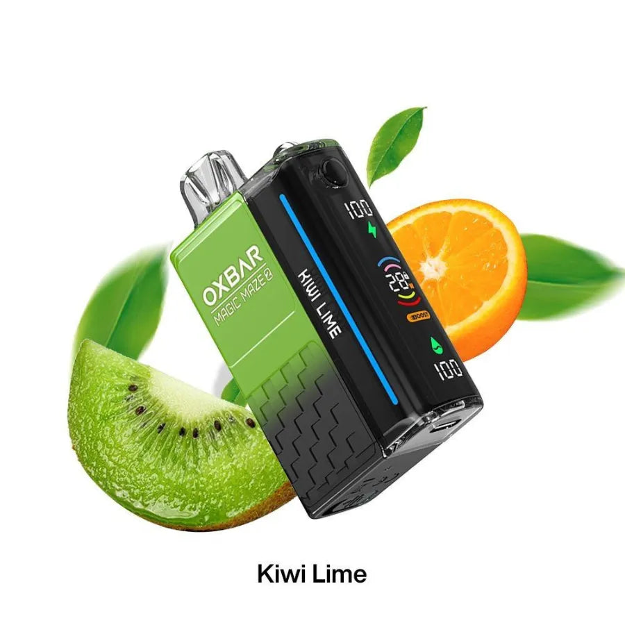 Kiwi Lime   - OXBAR Magic Maze (2) 30000 Puffs Disposable Vape in Dubai, UAE