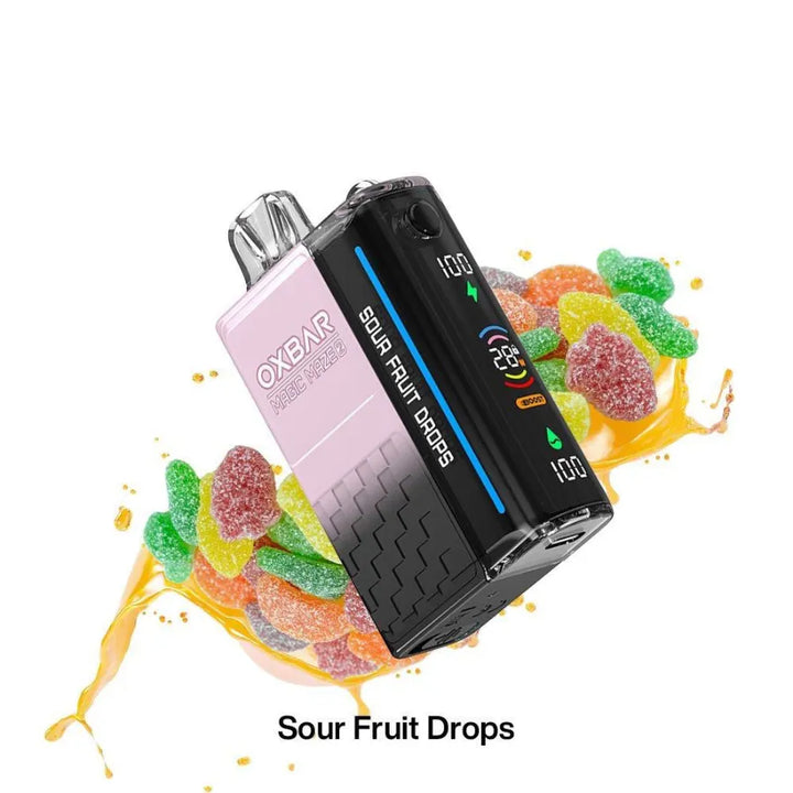 Sour Fruity Drops   - OXBAR Magic Maze (2) 30000 Puffs Disposable Vape in Dubai, UAE