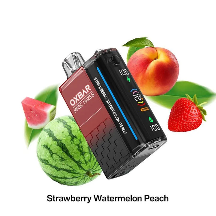 Strawberry Watermelon Peach   - OXBAR Magic Maze (2) 30000 Puffs Disposable Vape in Dubai, UAE