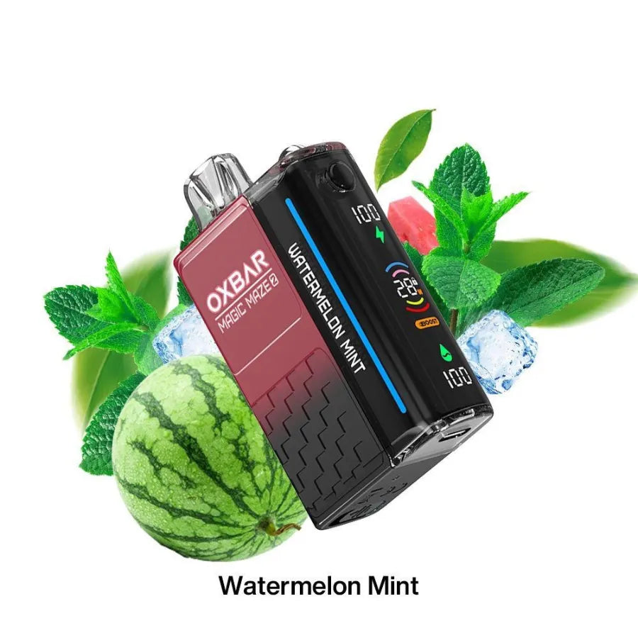 Watermelon Mint   - OXBAR Magic Maze (2) 30000 Puffs Disposable Vape in Dubai, UAE