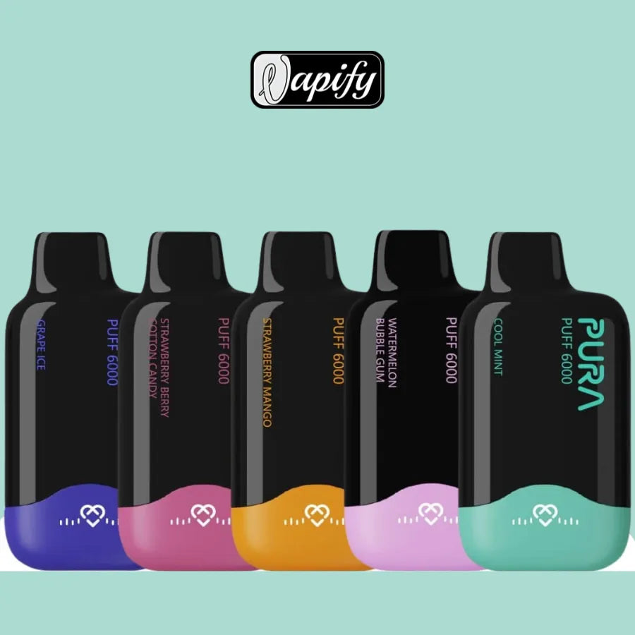 Best  PURA 6000 Puffs Disposable Vape 20mg in Dubai, UAE