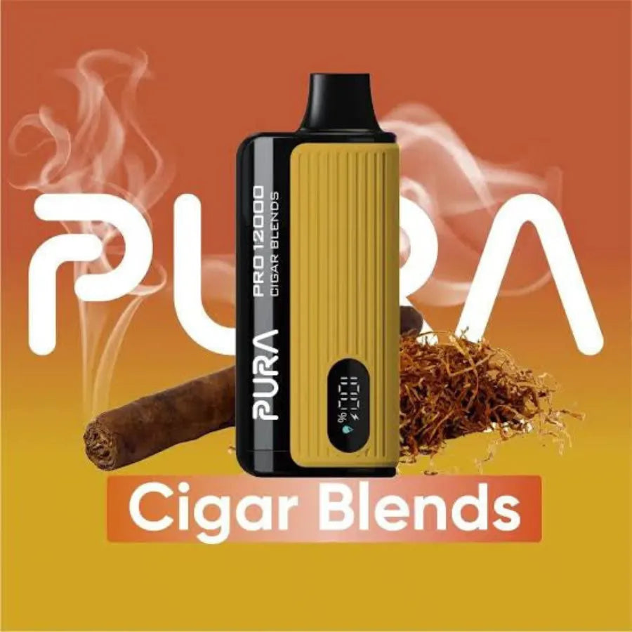 Cigar Blends  - PURA Pro 12000 Puffs Disposable Vape 20mg and 50mg in UAE