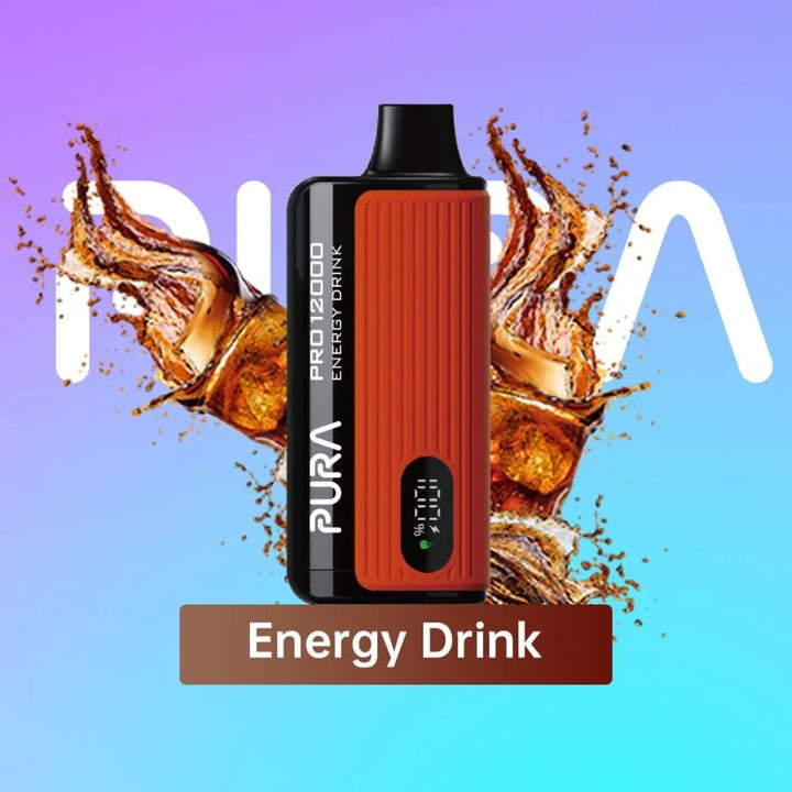 Energy Drink  - PURA Pro 12000 Puffs Disposable Vape 20mg and 50mg in UAE