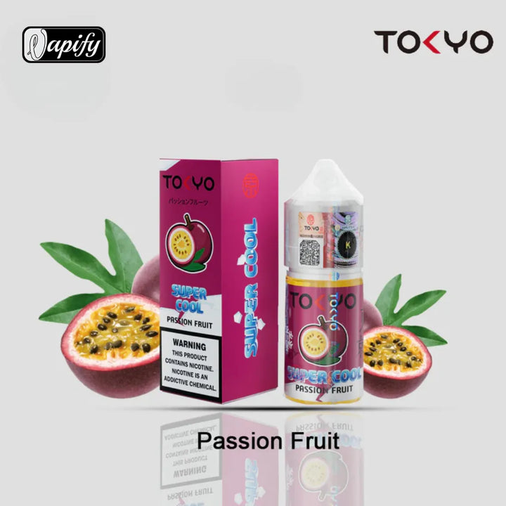 Passion Fruit  -Tokyo Super Cool Saltnic 30ml E-liquid 30mg & 50mg in Dubai, UAE