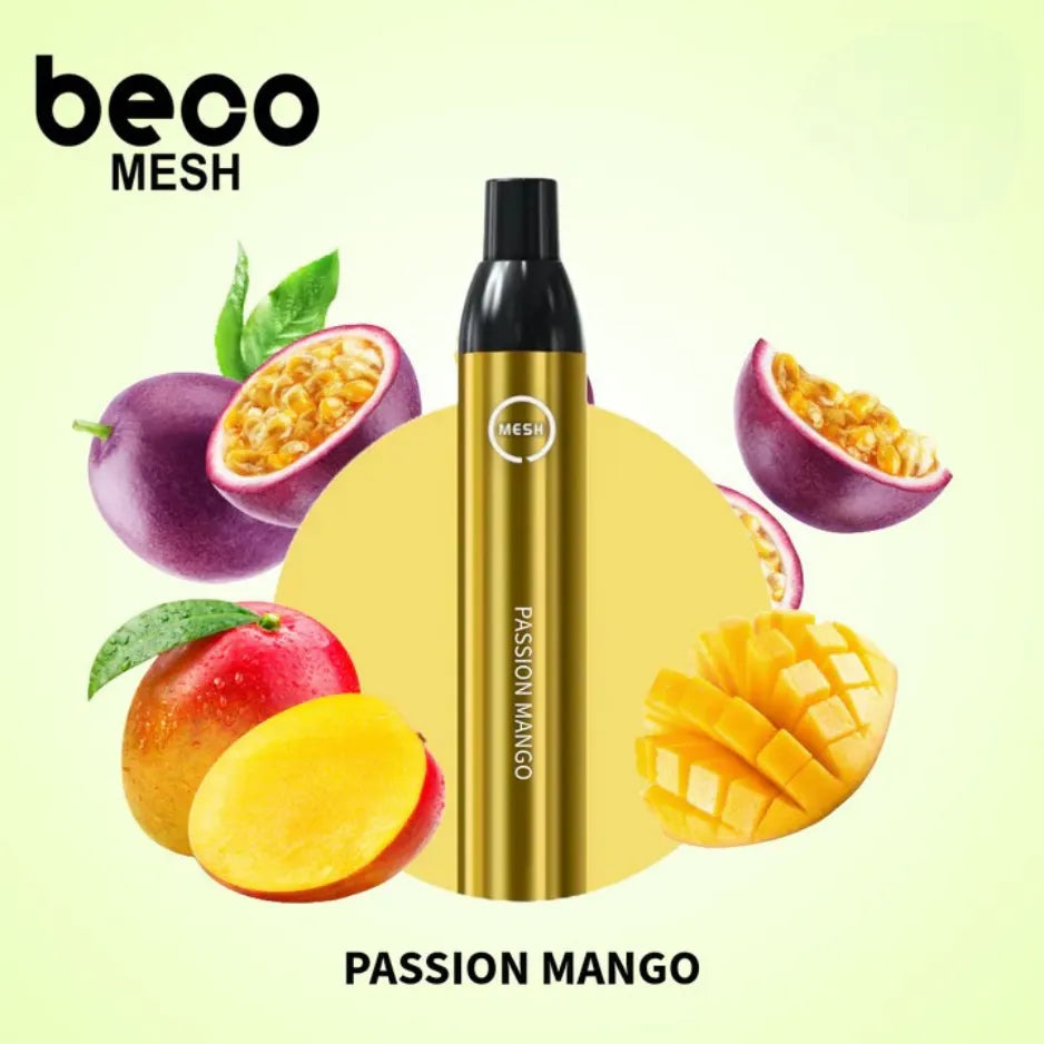 Passion Mango - Vaptio Beco Mesh 2200 Puffs Disposable Vape in Dubai, UAE   