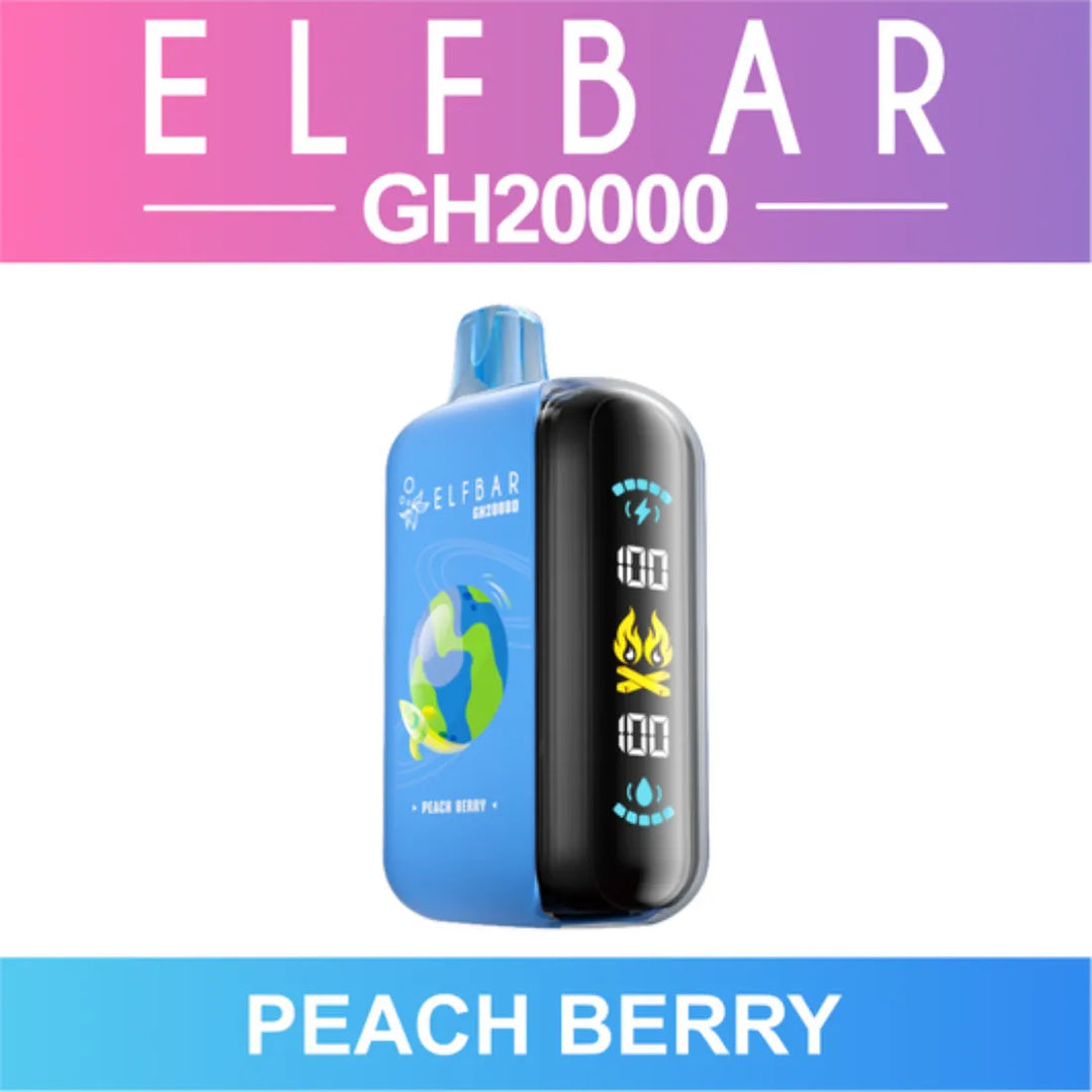 Peach Berry - Elf Bar GH20000 Puffs Disposable Vape in Dubai, UAE