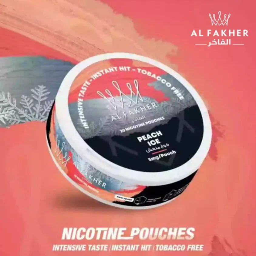 Peach Ice  - AL Fakher Nicotine Pouches in Dubai, UAE 