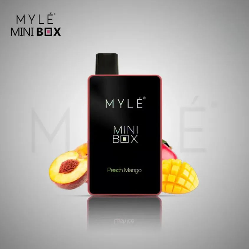 Peach Mango - Myle Mini Box 1500 Puffs Disposable Vape 20mg Nicotine in Dubai, UAE 