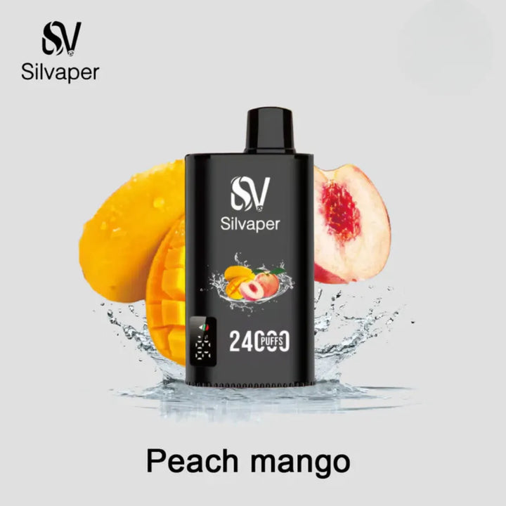 Peach Mango - Silvaper 24000 Puffs Disposable Vape 2% Nicotine in Dubai, UAE