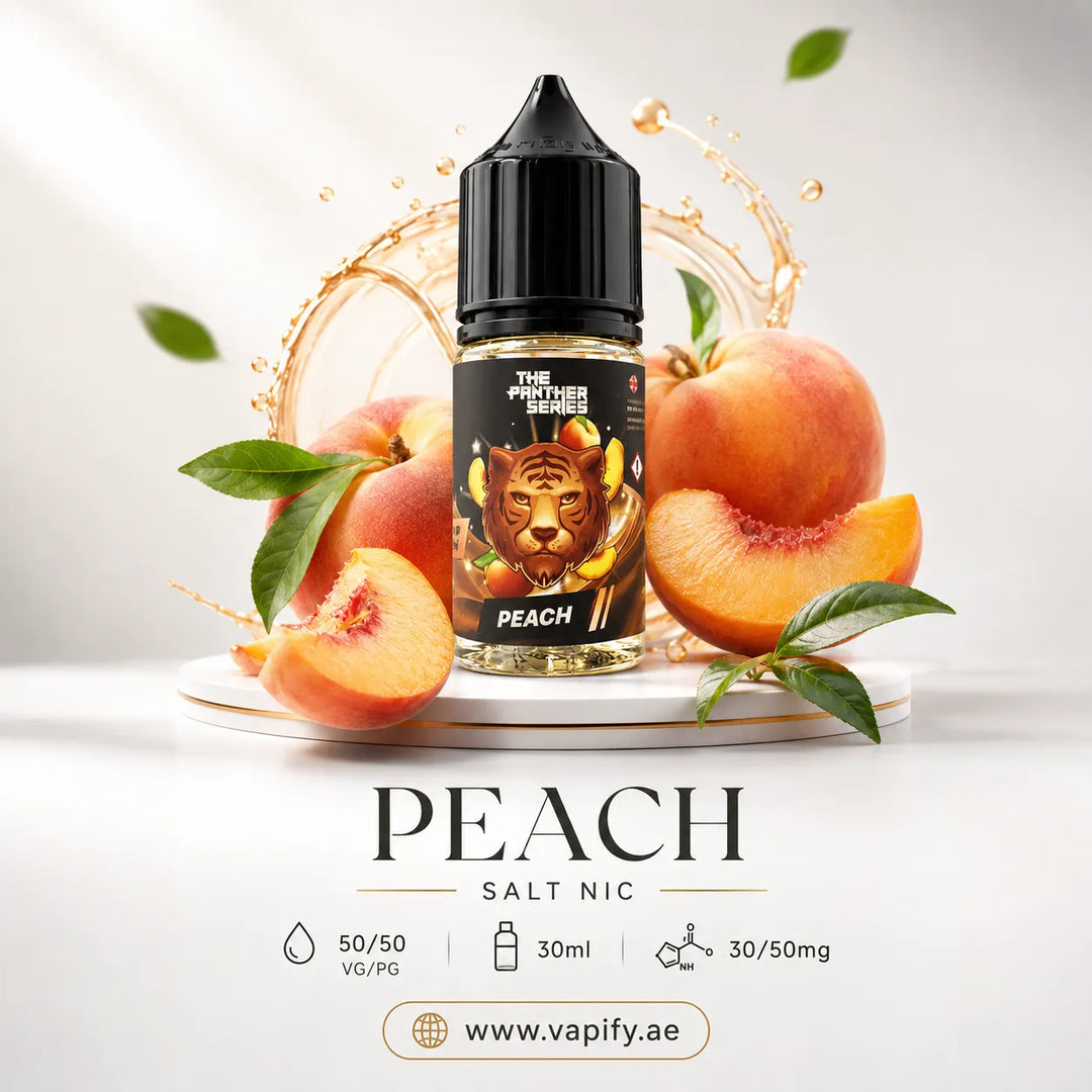 Peach - The Panther Series Ice 30ml Saltnic by Dr. Vapes