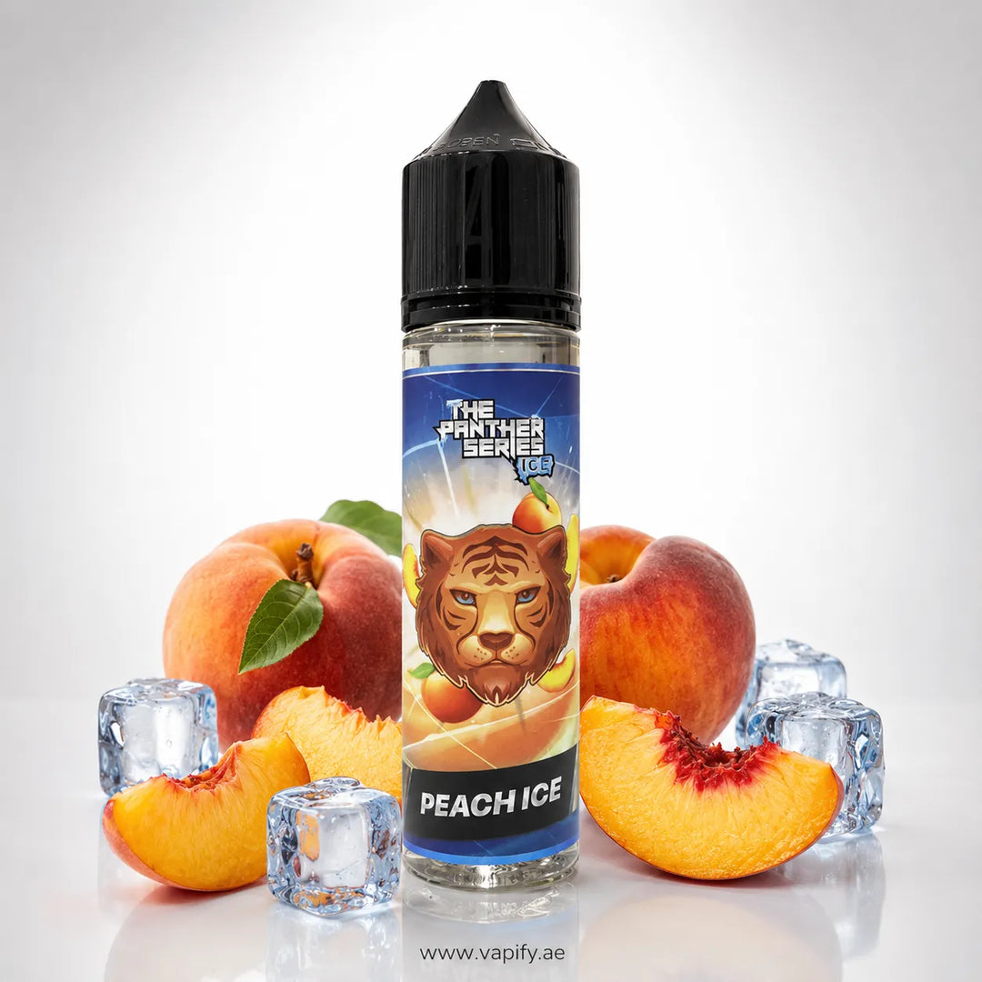 Peach Ice - The Panther Series Ice E-Liquid by Dr. Vapes