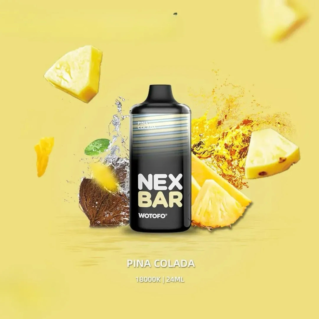 Pina Colada - Wotofo Nex Bar 18000 Puffs Disposable Vape 20mg in Dubai, UAE