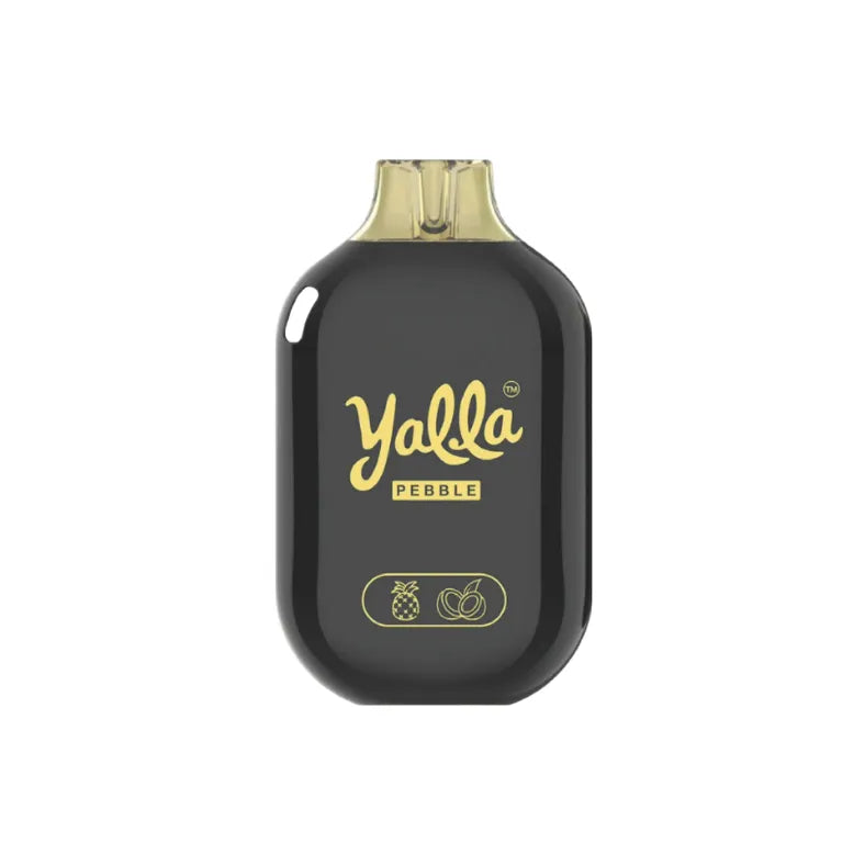 Pineapple Coconut  - Yalla Pebble 6000 Puffs Disposable Vape 20mg in Dubai, UAE