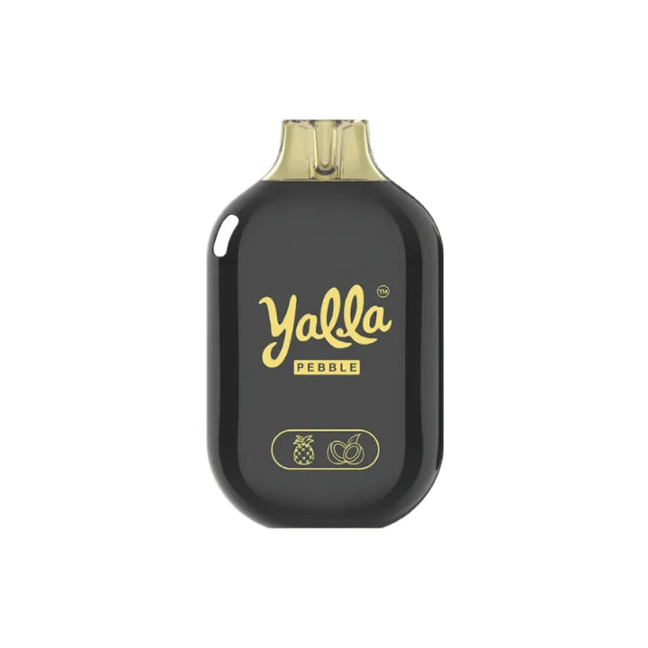 Pineapple Coconut  - Yalla Pebble 6000 Puffs Disposable Vape 20mg in Dubai, UAE