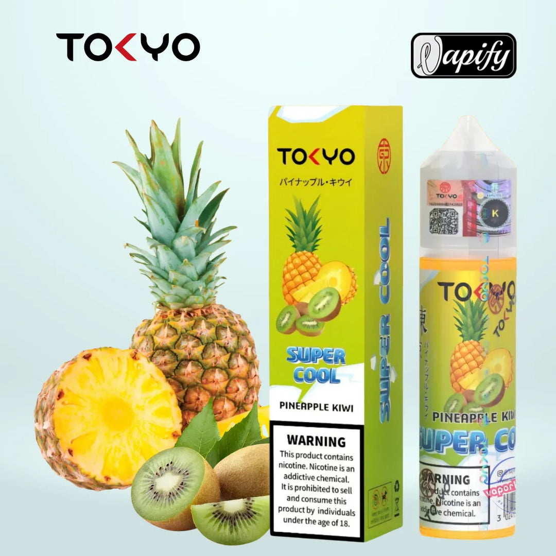 Pineapple Kiwi - Tokyo Super Cool 60ml E-liquid in Dubai, UAE