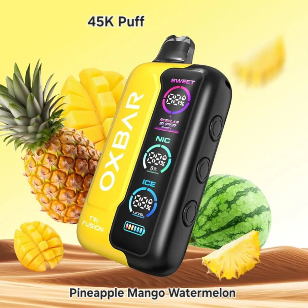 Pineapple Mango Watermelon - OXBAR TRI Fusion 45000 Puffs Disposable Vape in Dubai, UAE