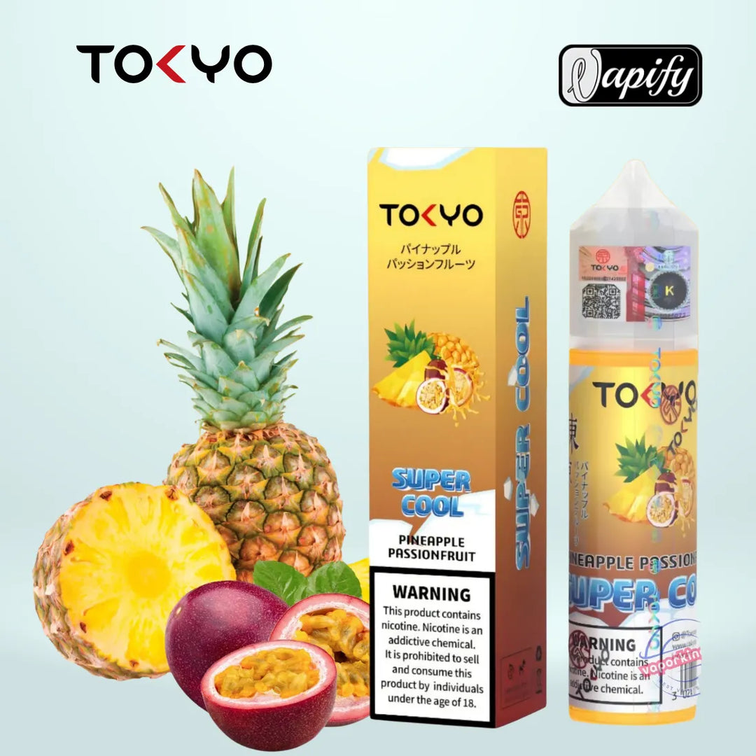 Pineapple Passion Fruit - Tokyo Super Cool 60ml E-liquid in Dubai, UAE