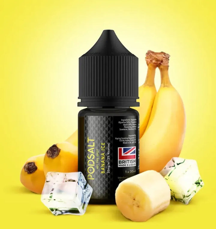 Banana Ice - Pod Salt Core 30ml E-liquid 20mg Salt Nicotine in UAE