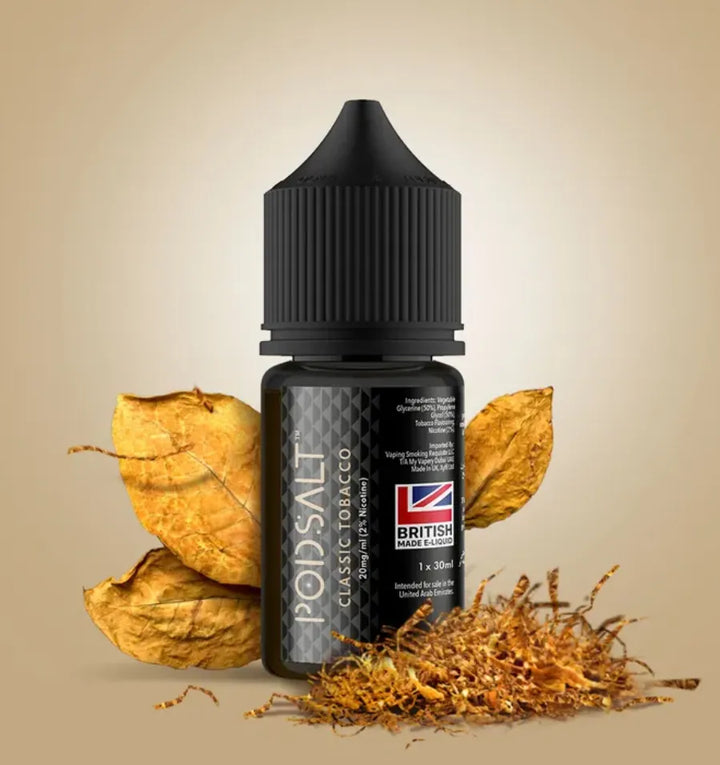Classic Tobacco - Pod Salt Core 30ml E-liquid 20mg Salt Nicotine in UAE